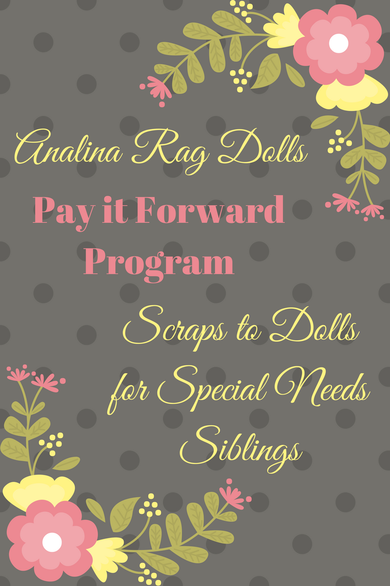 Analina Rag Dolls Pay it forward program